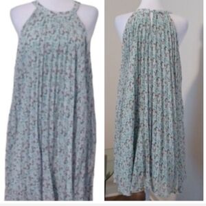 🐈‍⬛Floral Summer Green  Dress